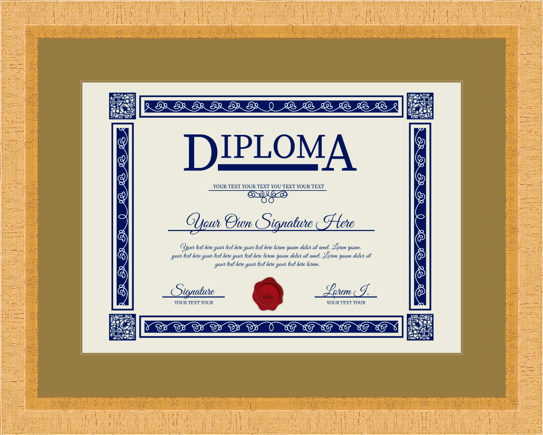 Diploma Frame (9" x 11")