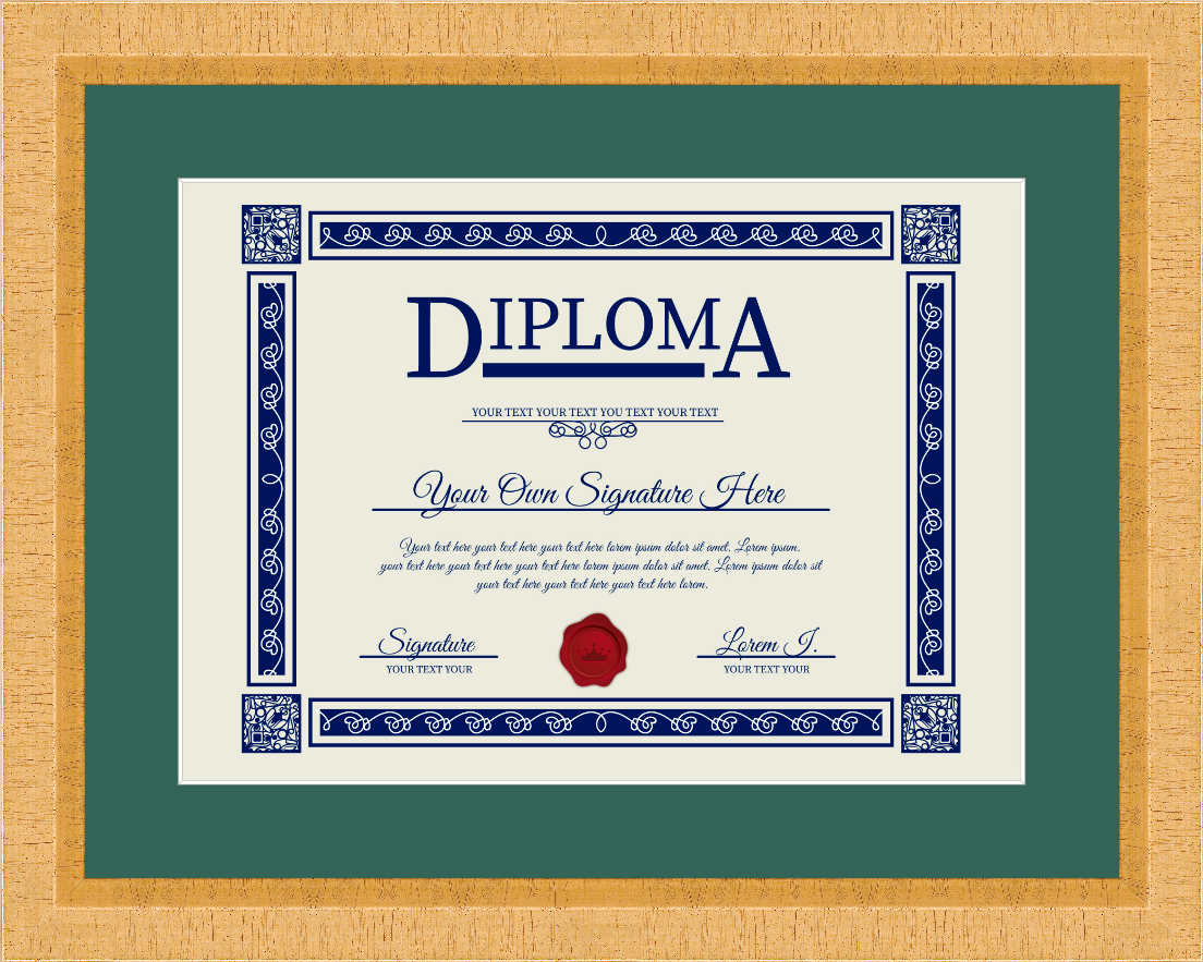 Diploma Frame (9" x 11")