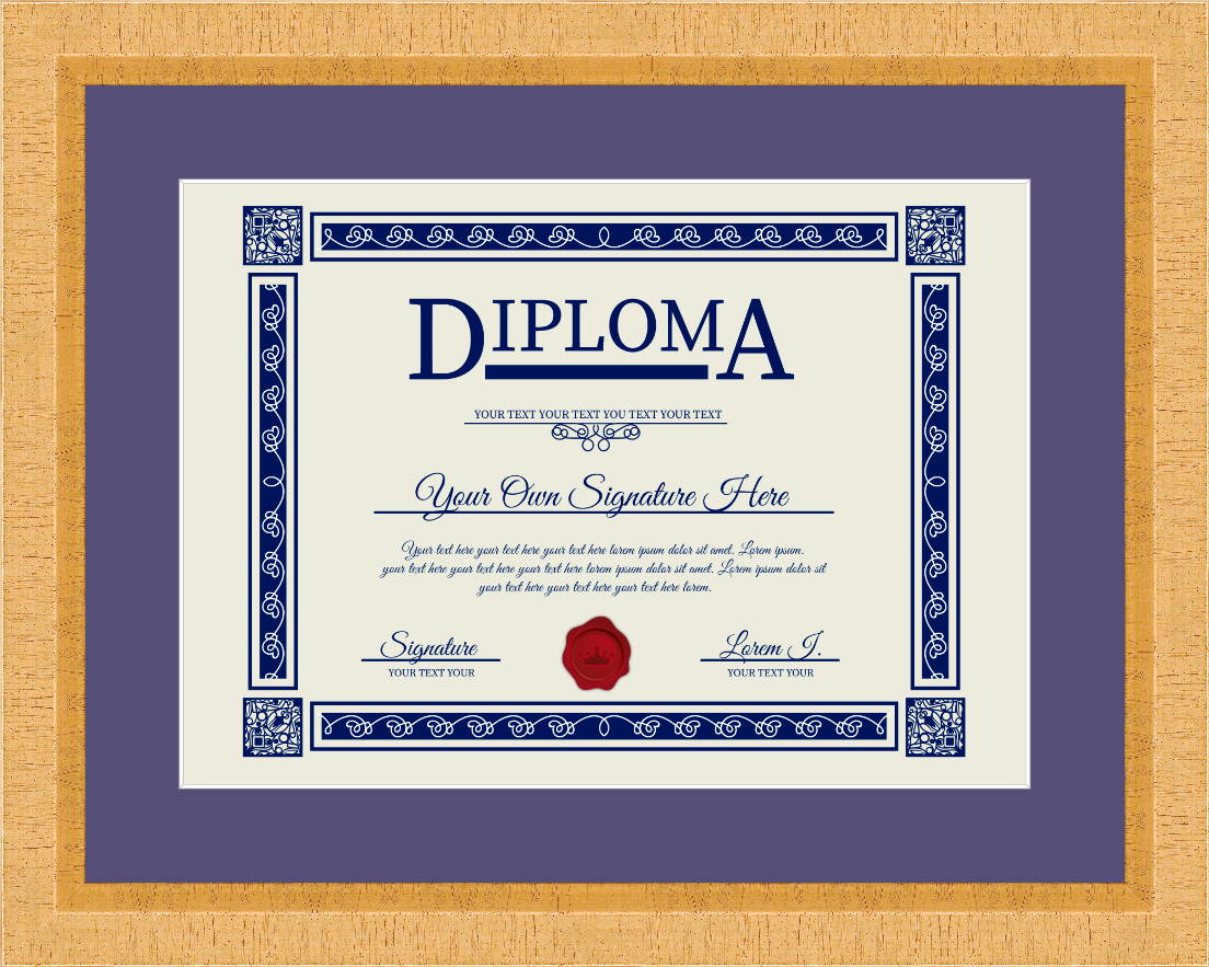 Diploma Frame (9" x 11")