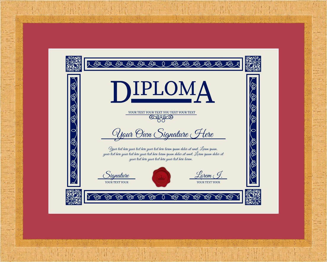 Diploma Frame (9" x 11")