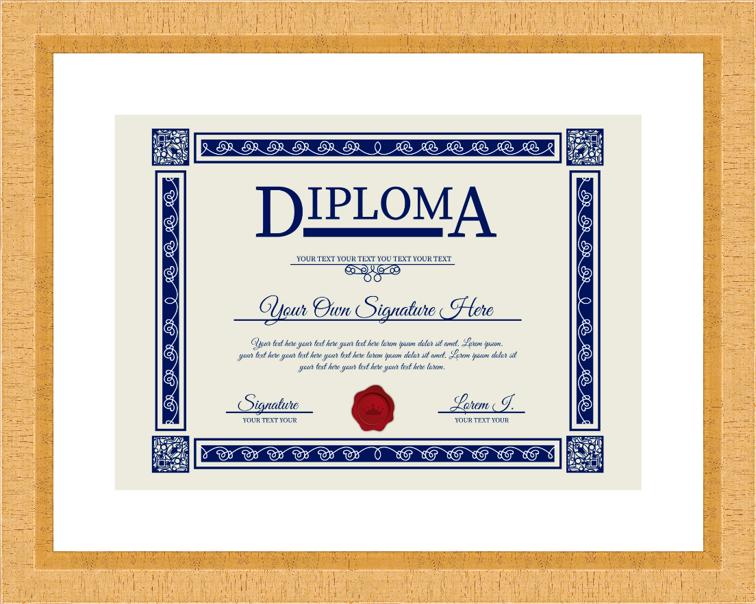 Diploma Frame (9" x 11")